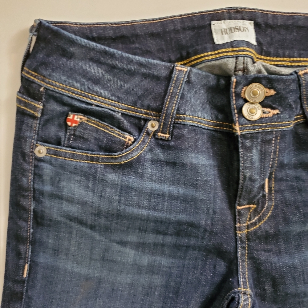 Hudson Jeans Rolled Hem Blue